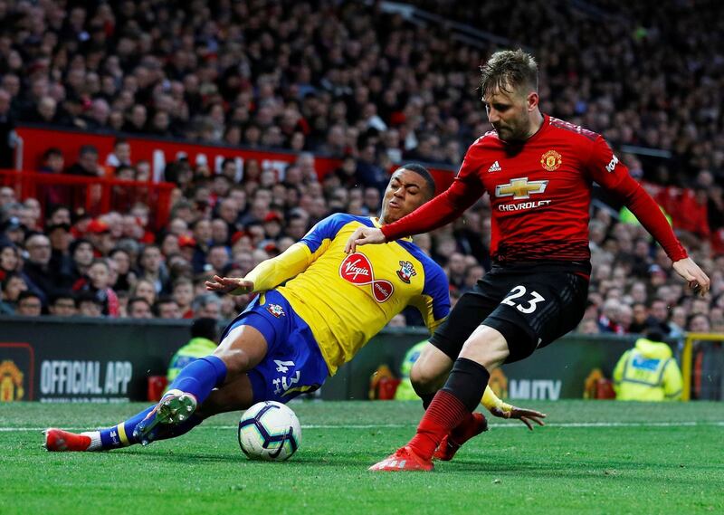 Right-back: Yan Valery (Southampton) – Scored a spectacular first goal of his career at Old Trafford. Like many of his team-mates, did not deserve the defeat. Reuters