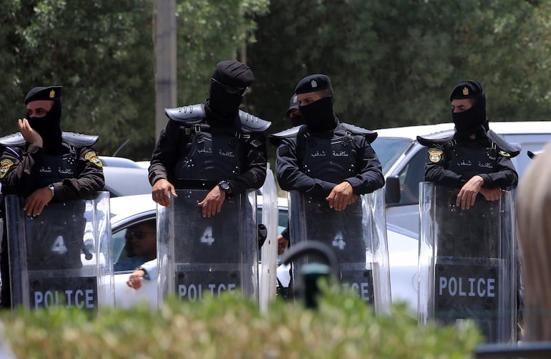 Iraqi police in Baghdad. EPA