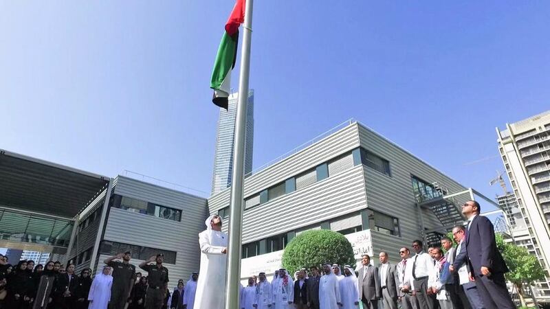 Emirates Diplomatic Academy pays tribute to the nation’s heroes. Courtesy APCO Worldwide