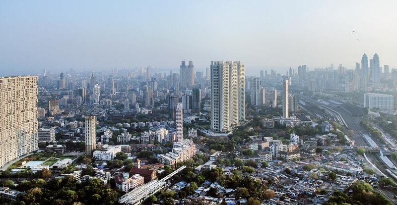 Mumbai, India, where residential property prices dropped 3% year-on-year in the first half of 2019. Getty Images