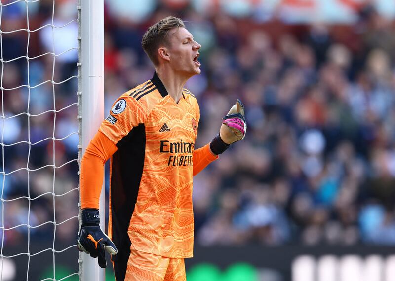 Bernd Leno: 5. Replaced as Arsenal's first-choice keeper early in the season after a series of unconvincing performances. Took the gloves in the cup competitions but the German will unlikely be interested in remaining a No 2 for another season so the exit appears imminent. Reuters 