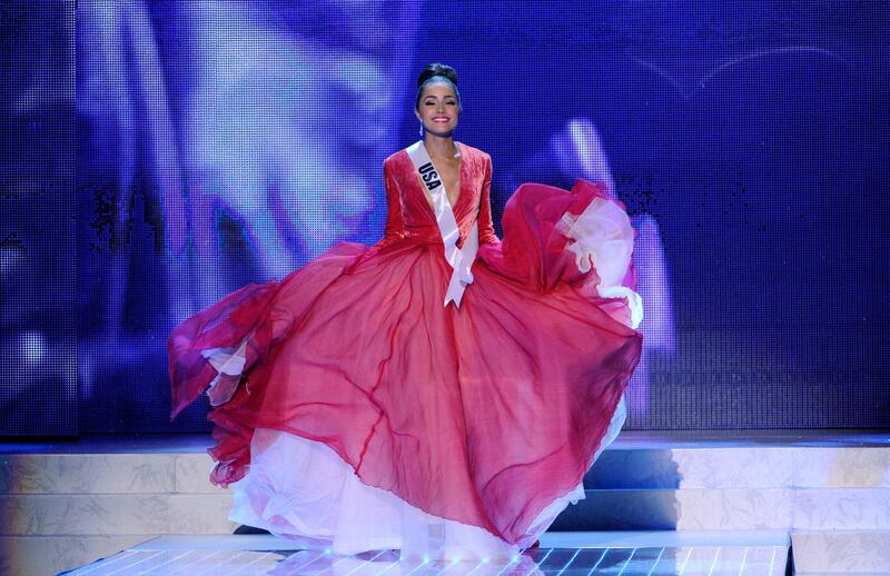 LAS VEGAS, NV - DECEMBER 19:  Miss USA 2012, Olivia Culpo, competes in the 2012 Miss Universe Pageant at PH Live at Planet Hollywood Resort & Casino on December 19, 2012 in Las Vegas, Nevada. Culpo went on to be crowned the new Miss Universe.  (Photo by David Becker/Getty Images)