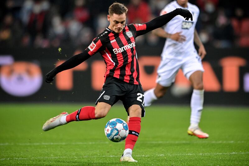 2) Florian Wirtz (Bayer Leverkusen) Nine assists in 18 games. EPA