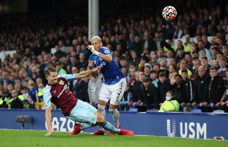 James Tarkowski, 5 -- Could’ve done better positionally on a few goals and suffered from the real shift in momentum from the 60th minute onwards. Getty Images