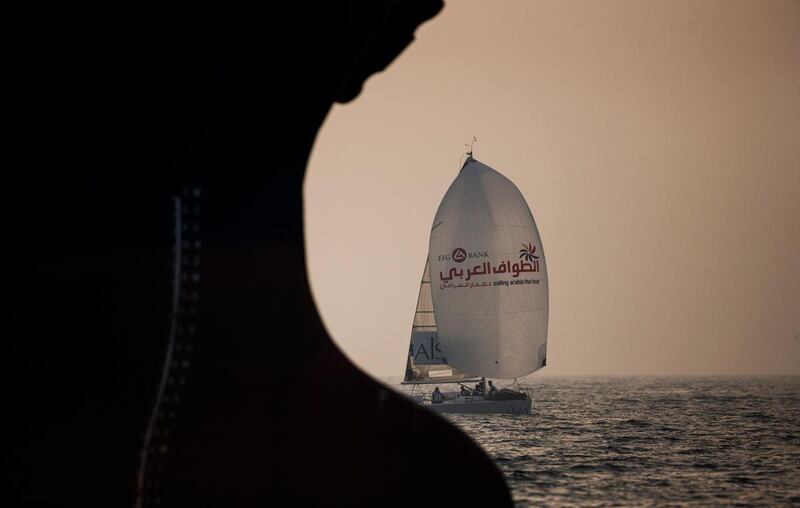 EFG Bank - Sailing Arabia The Tour 2013. .Leg4. Dubai - RAK.Please credit: Lloyd Images