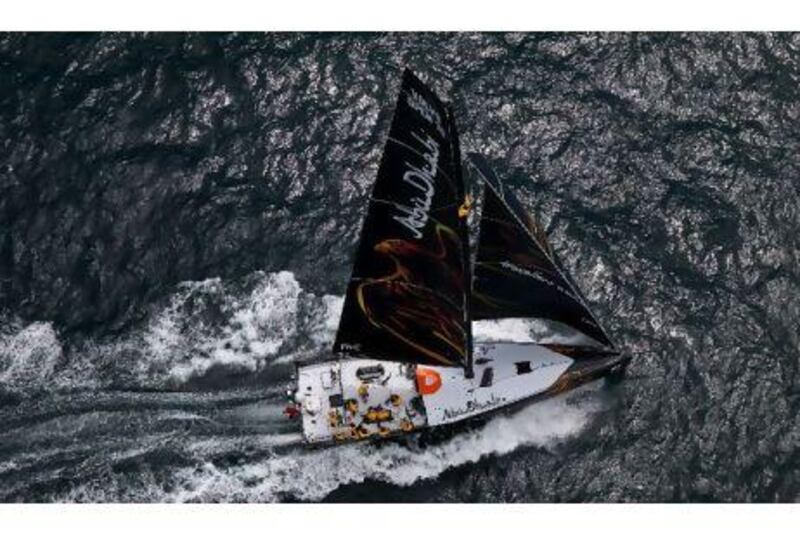 The sleek and black Azzam, the Abu Dhabi Tourism Authority boat, has been a tool to promote tourism.The twin logos of the falcons have been catching attention of a roving yachting audience.