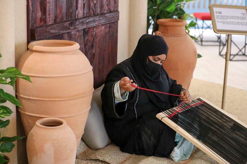 Workshops offering a look at Emirati handicrafts will also be held.