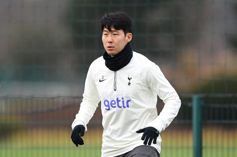 Son Heung-Min of Tottenham Hotspur. Getty Images