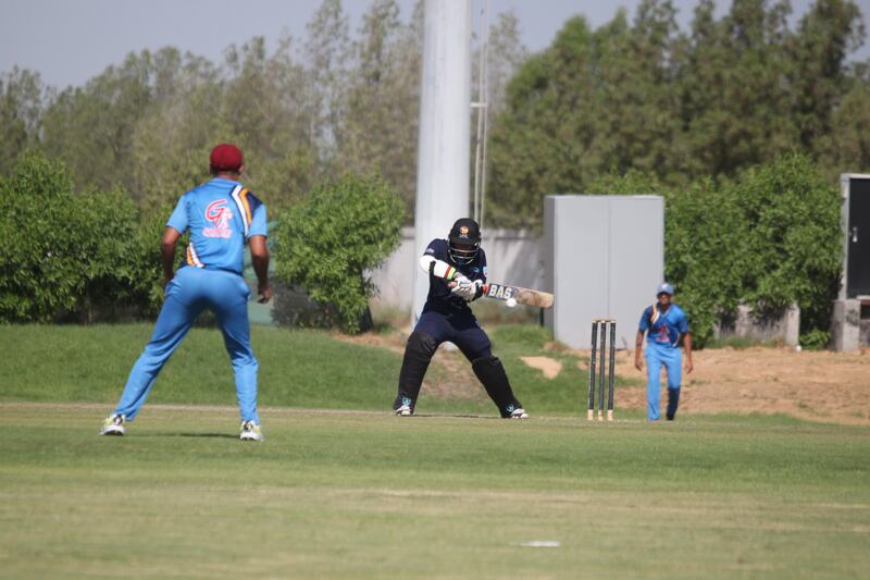 Jonathan Figy stroked 37 for Zayed Cricket Academy to beat GForce by seven runs in Ajman on Saturday. Photo courtesy Abu Dhabi Cricket