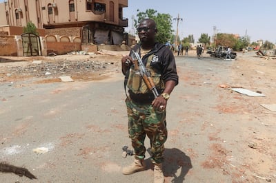 A Sudanese army soldier in Omdurman. Reuters