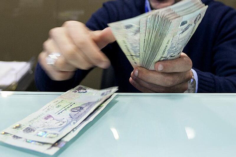 The country ran a fiscal deficit of Dh21 billion in the first half of the year. Mona Al Marzooqi / The National