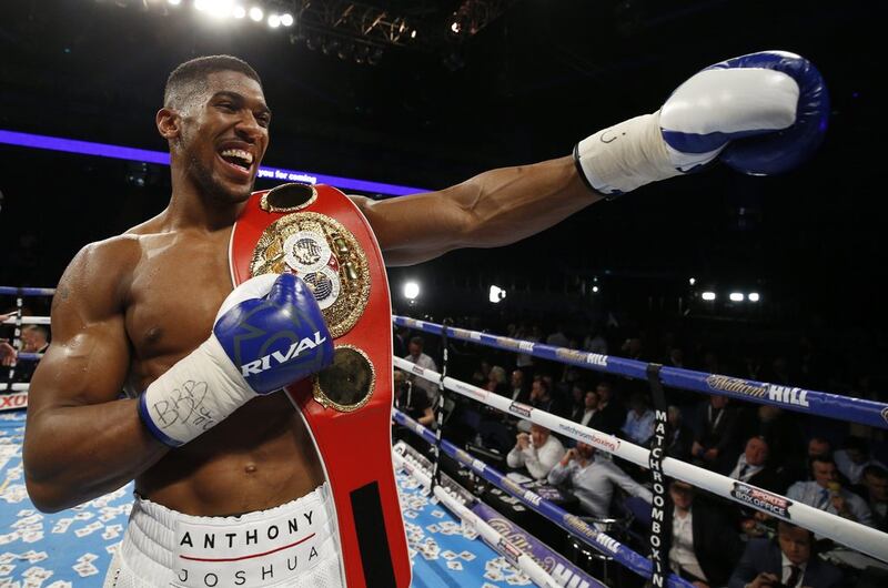 Anthony Joshua will look to extend his unbeaten professional record to 20 wins and 20 knockouts when he faces Carlos Takim. Andrew Couldridge / Reuters