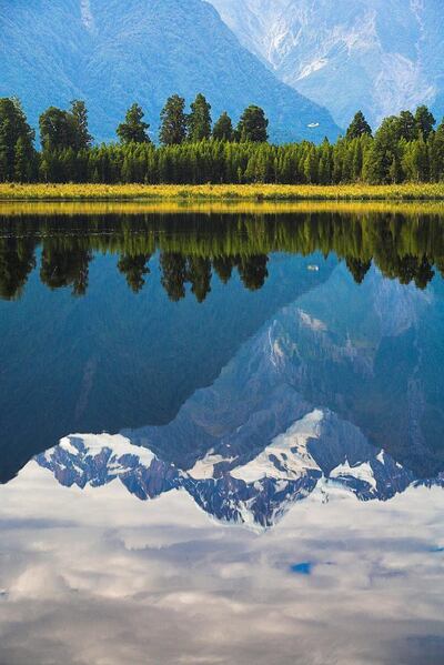 Photographer David Newton took this picture of Lake Matheson in New Zealand in 2007. Courtesy David Newton