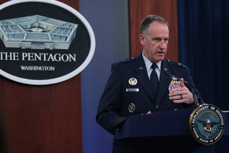 Pentagon press secretary Brig Gen Pat Ryder. AFP / Getty