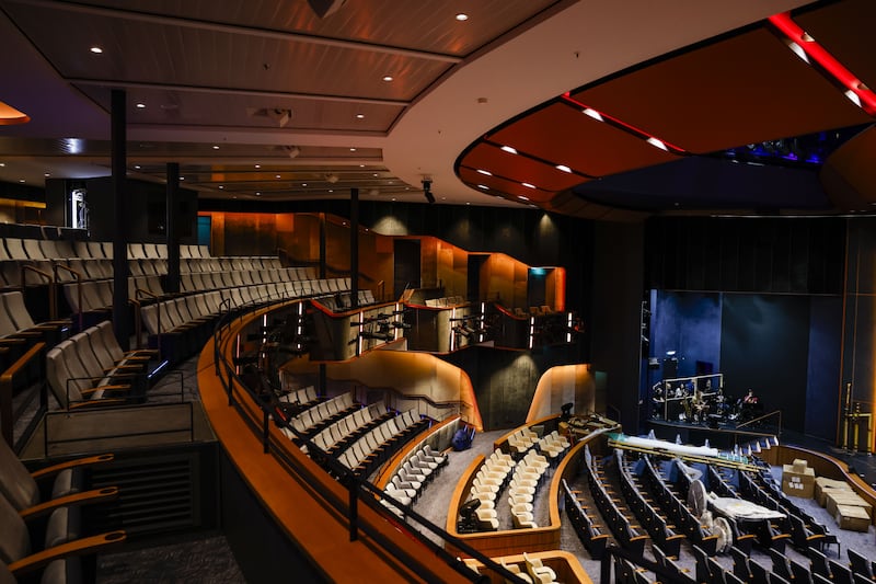 The ship even has a theatre. Getty Images