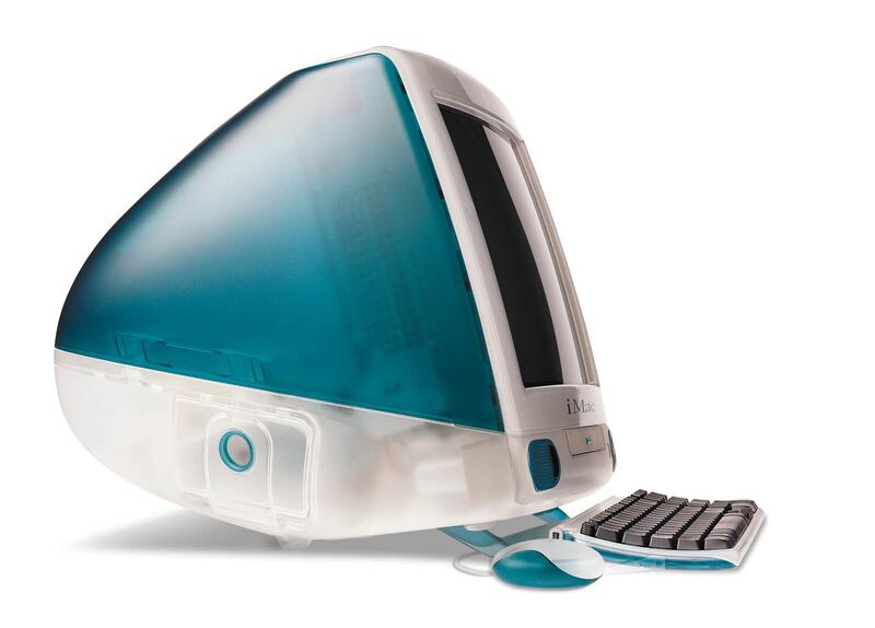 375078 01: Apple's Latest Product The Imac. The New Personal Computer, Which Goes On Sale On Aug. 15, 1998 Has Already Won Popular Acclaim For Its Creative Design And Its Refreshing Departure From The Computer Industry Standard Of Boring Beige Boxes. The Imac Combines The Computer And The Monitor In One Unit That Brings To Mind A Beach Ball, Making It, In Effect, An Updated Version Of The Original One-Piece Macintosh.  (Photo By Getty Images)