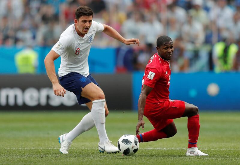 Harry Maguire - 6: Composed but rarely tested. We will learn more about him when he faces Hazard and Lukaku. Reuters