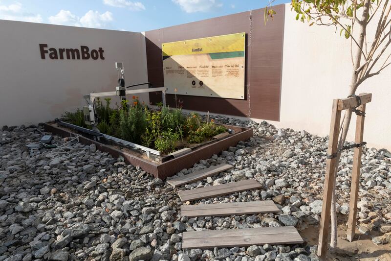 ABU DHABI, UNITED ARAB EMIRATES. 27 JANUARY 2020. Smart HomeGardening along with Food Sustainability at the MASDAR City Eco Villa. Small scale smart farming technology for home use. (Photo: Antonie Robertson/The National) Journalist: Sophia Vahanvaty. Section: National.

