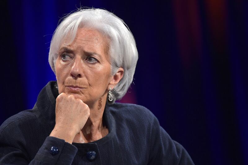 Christine Lagarde, the managing director of the IMF, has been advising Gulf states to impose taxes and raise energy prices. Mandel Ngan / AFP