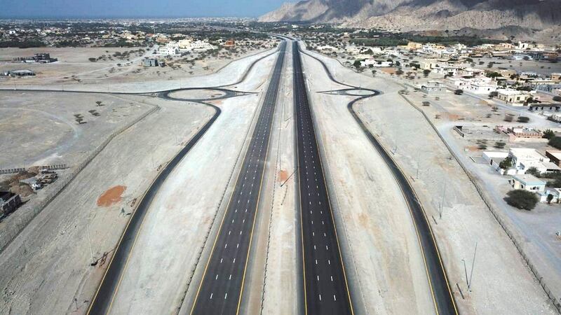 RAK Ring Road. Courtesy Ministry of Infrastructure Development 