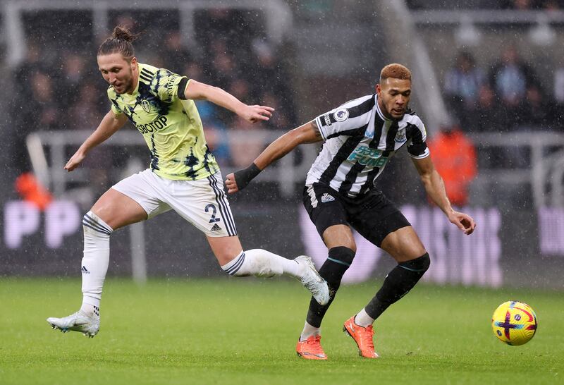 Joelinton 8: Brazilian performed admirably at both ends of the pitch. Battled with Ayling on the left and was often a key player in his Newcastle's attacks. Getty