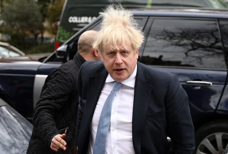 Government minister Chris Heaton-Harris has said Boris Johnson (above) is a man of integrity. Reuters