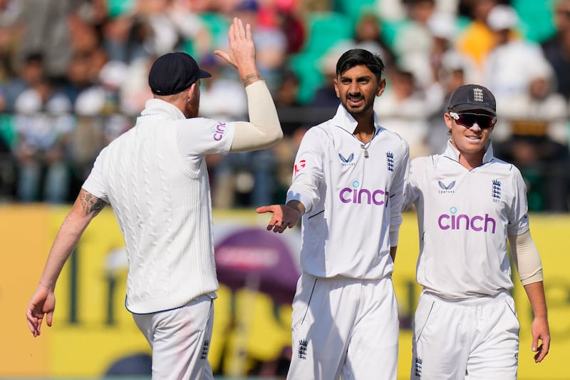 England's Shoaib Bashir picked up four wickets but went for 170 runs off his 44 overs. AP