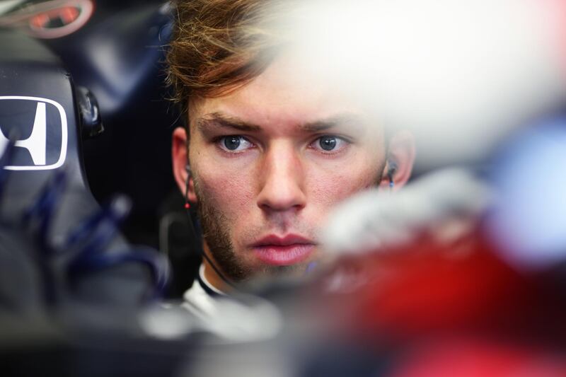 BAHRAIN, BAHRAIN - MARCH 12: Pierre Gasly of France and Scuderia AlphaTauri prepares to drive during Day One of F1 Testing at Bahrain International Circuit on March 12, 2021 in Bahrain, Bahrain. (Photo by Peter Fox/Getty Images)