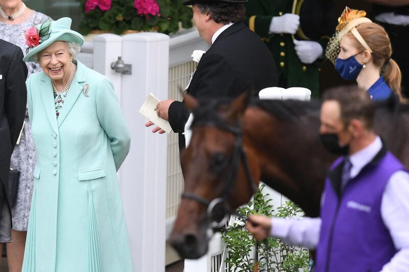 Queen Elizabeth II attends the fifth day of the Royal Ascot horse-racing meet. AFP