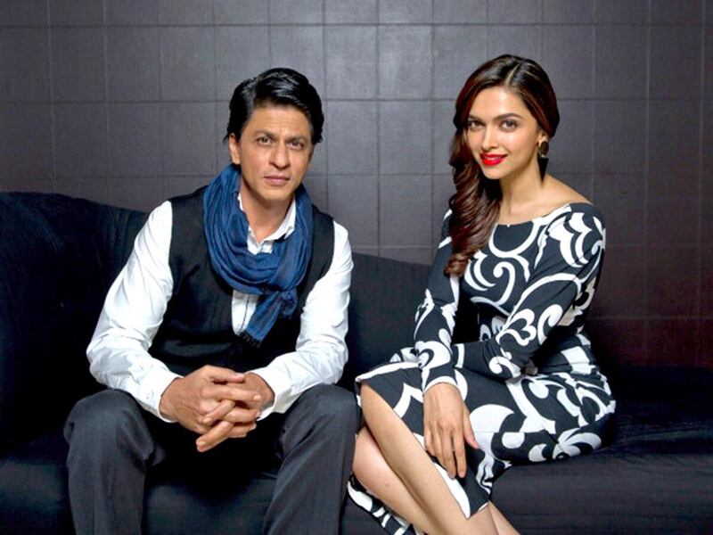 Shah Rukh Khan and Deepika Padukone. Gareth Cattermole / Getty Images. July 30, 2013