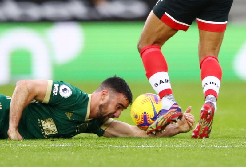 Enda Stevens - 5: Left wingback returned to side from injury and looked off the pace early doors. Booked for obvious handball after half an hour. Reuters