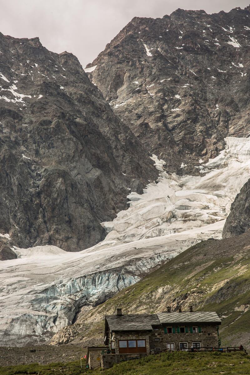 A glacier on the Tour du Mont Blanc. Courtesy Stuart Butler