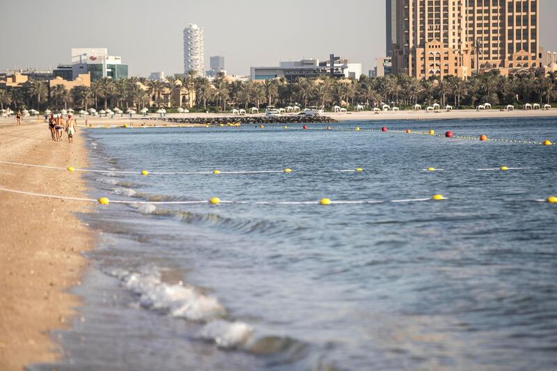 DUBAI, UNITED ARAB EMIRATES. 15 OCTOBER 2020. Newly opened West Beach located on The Palm Dubai.  (Photo: Antonie Robertson/The National) Journalist: Sophie Prideaux Section: National.