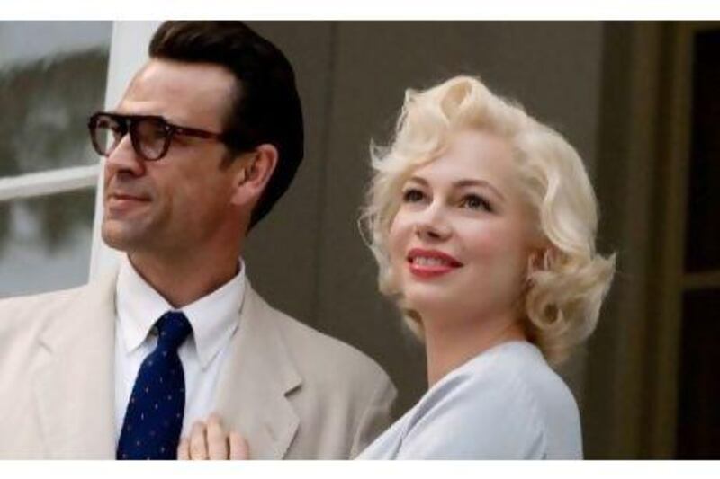 Dougray Scott and Michelle Williams in My Week with Marilyn. Laurence Cendrowicz / The Weinstein Company