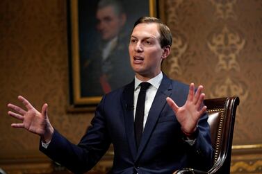 White House senior adviser Jared Kushner at the Eisenhower Executive Office Building in Washington, June 20, 2019. Reuters