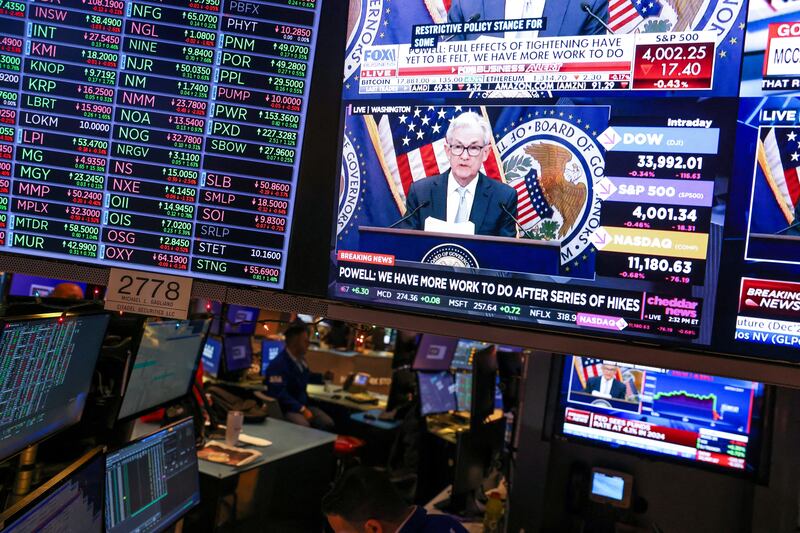The New York Stock Exchange. Markets appear to be positioning towards a change in policy by the US Federal Reserve. Reuters
