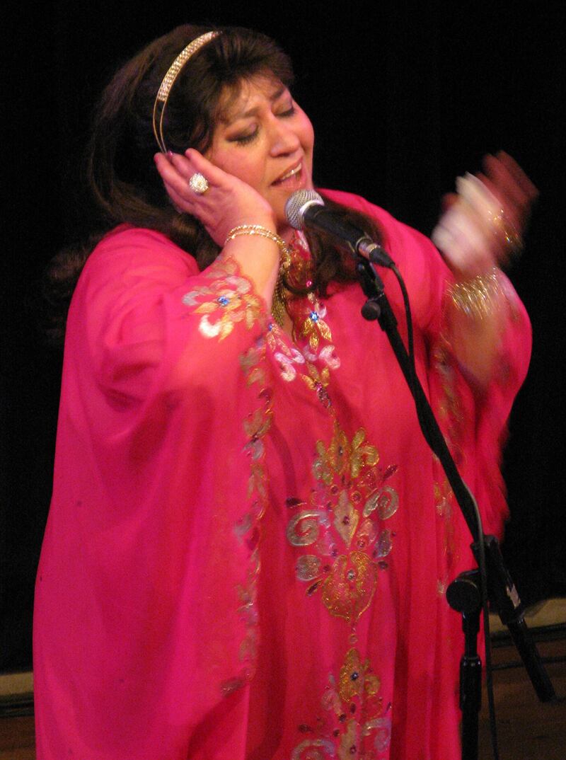 Iraqi singer Farida Mohamed Ali performing at the Liverpool Arabic Arts Festival.

Credit: Richard Duebel