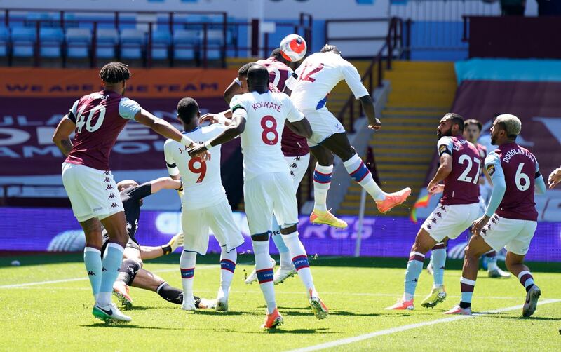 Mamadou Sakho - 6: Very unlucky to see first-half goal disallowed for handball by VAR despite ball appearing to hit top of shoulder. Reuters