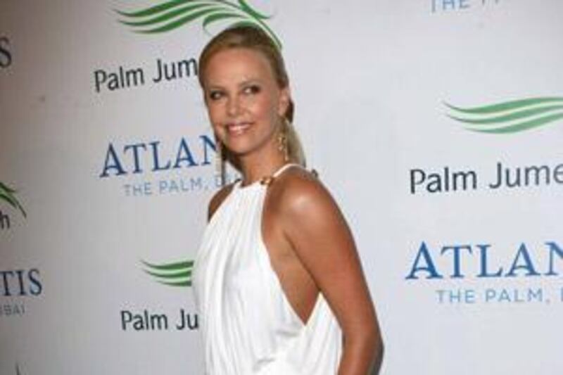 The actress Charlize Theron at the grand opening of the Atlantis hotel in Dubai last year.