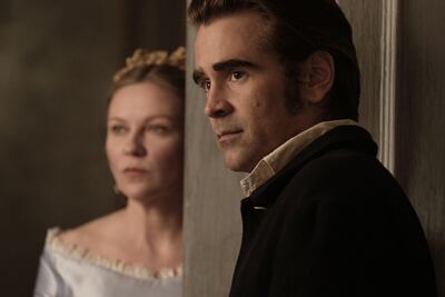 No Merchandising. Editorial Use Only. No Book Cover Usage
Mandatory Credit: Photo by B Rothstein/Focus Features/REX/Shutterstock (8877346a)
Kirsten Dunst, Colin Farrell
"The Beguiled" Film - 2017


