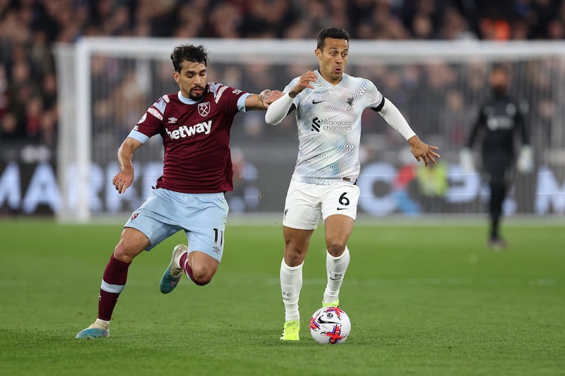 SUBS: Thiago Alcantara (Henderson, 59') - 6. Controlled play well from midfield, but his biggest moment in the match came when he made a tackle before handling the ball inside the area, adjudged not to have been handball by the officials. Getty