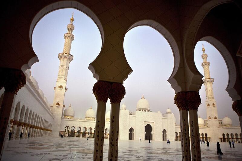2. Sheikh Zayed Grand Mosque in Abu Dhabi, UAE. Silvia Razgova / The National
