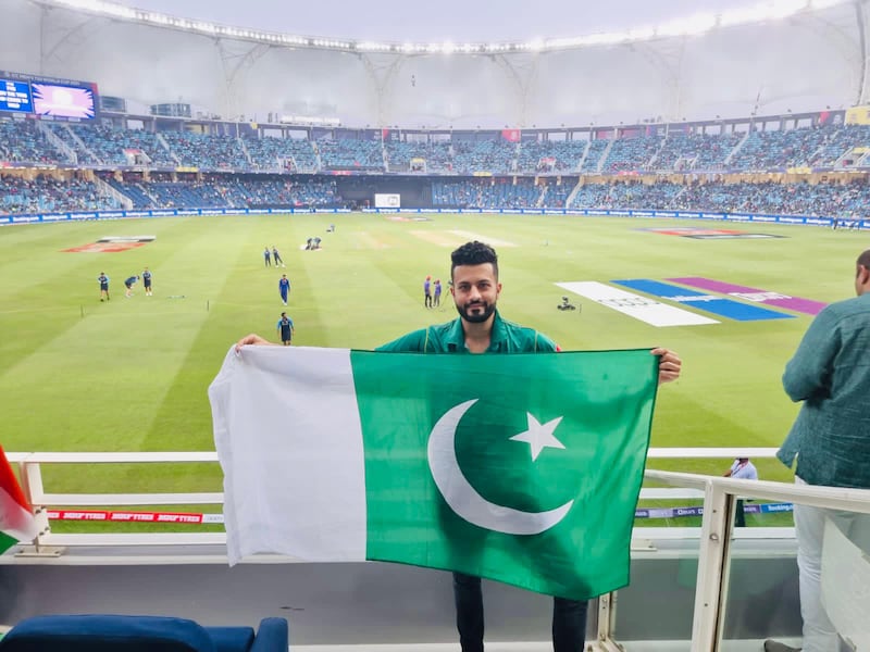 Mohsin Khan will have been to 11 matches at the T20 World Cup in the space of 10 days by the time he heads back to New Jersey. Photo: Mohsin Khan