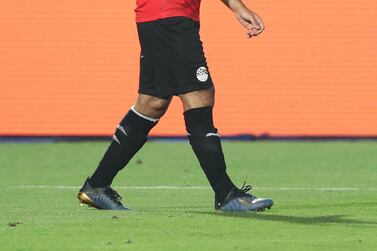 Mohamed Salah scored the second in Egypt's 2-0 win against DR Congo. EPA