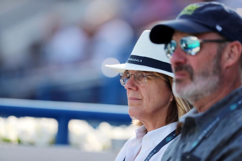 Abu Dhabi, United Arab Emirates - Reporter: Jon Turner: Fans watch the fifth place play-off between Andrey Rublev v Hyeon Chung at the Mubadala World Tennis Championship. Friday, December 20th, 2019. Zayed Sports City, Abu Dhabi. Chris Whiteoak / The National