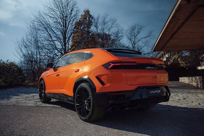 The Urus SE is decently quiet and refined at steady cruising speeds. Photo: Lamborghini