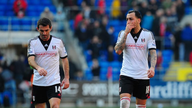 Centre forward: Kostas Mitroglou, Fulham. Even manager Felix Magath believes the striker, right, is experience a culture shock in English football. Stu Forster / Getty Images