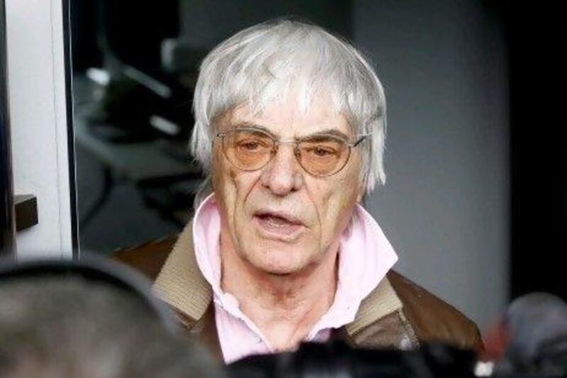 Bernie Ecclestone has said they will not be discussing Bahrain at the next meeting with the 12 teams.