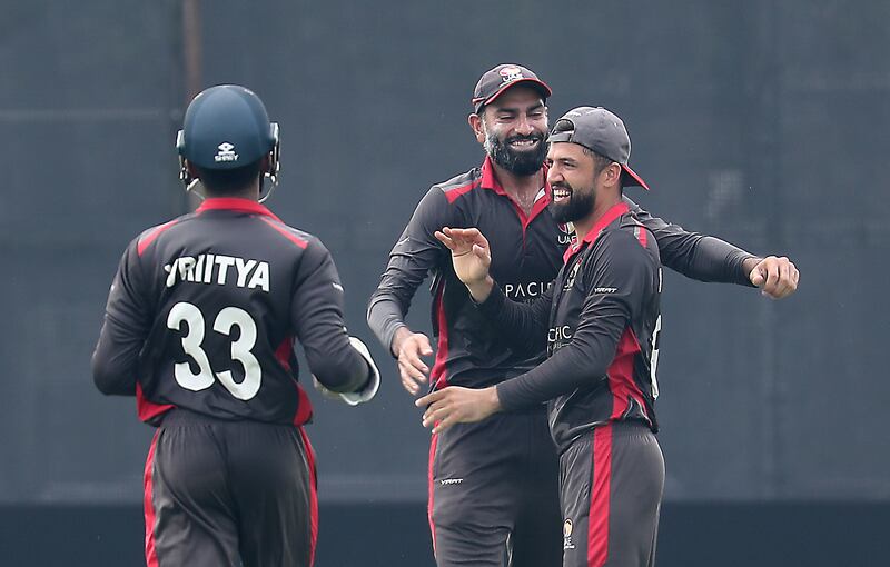 Ahmed Raza’s UAE play in an eight-team T20 World Cup qualifying competition in Oman next month. Pawan Singh / The National