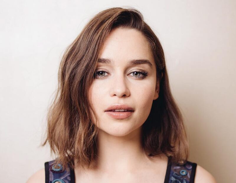 Actress Emilia Clarke won't Google herself on the internet. Casey Curry / Invision / AP